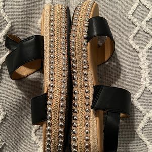 Super cute Black beaded sandal